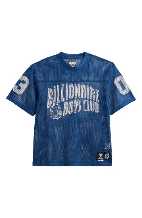 Billionaire Boys Club Varsity Mesh Graphic Jersey In Blue