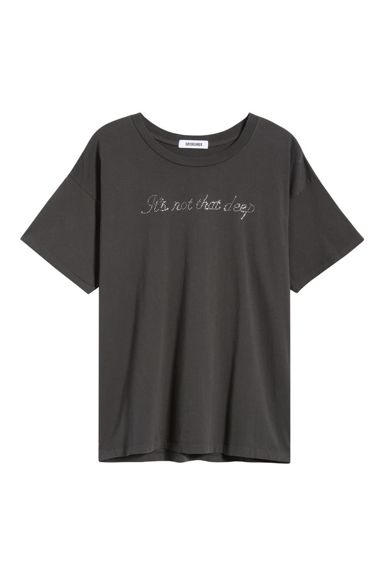 It's Not That Deep Cotton T-Shirt, Alternate, color, REACTIVE BLACK