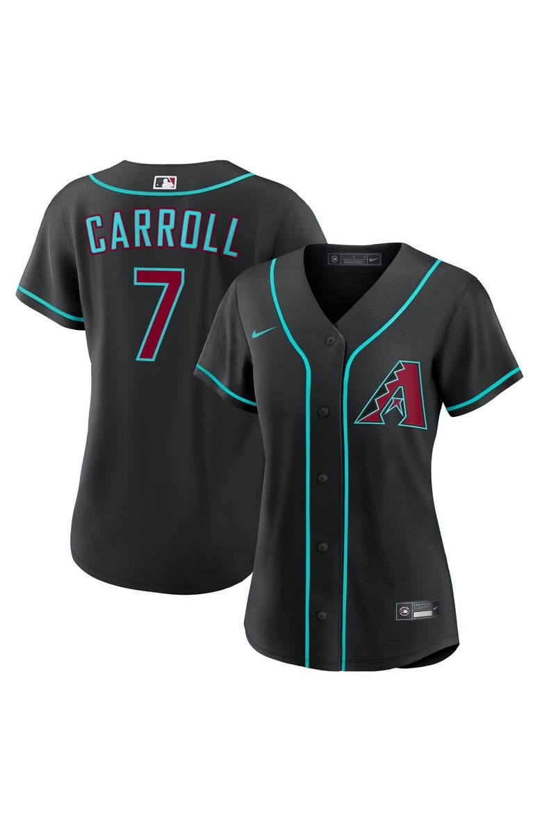 Nike Women's Nike Corbin Carroll Black Arizona Diamondbacks Alternate Replica Jersey, Alternate, color, Black