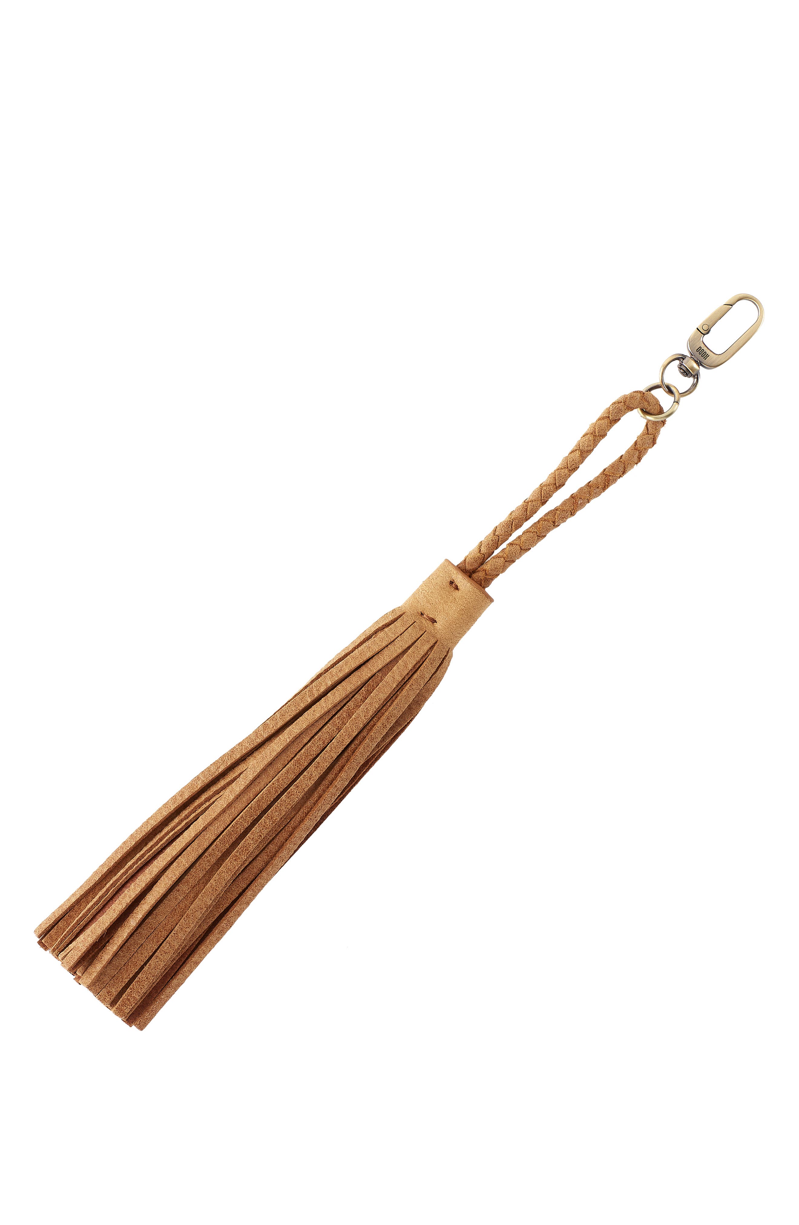 Ziggy Tassel Swag Bag Charm, Main, color, WHISKEY