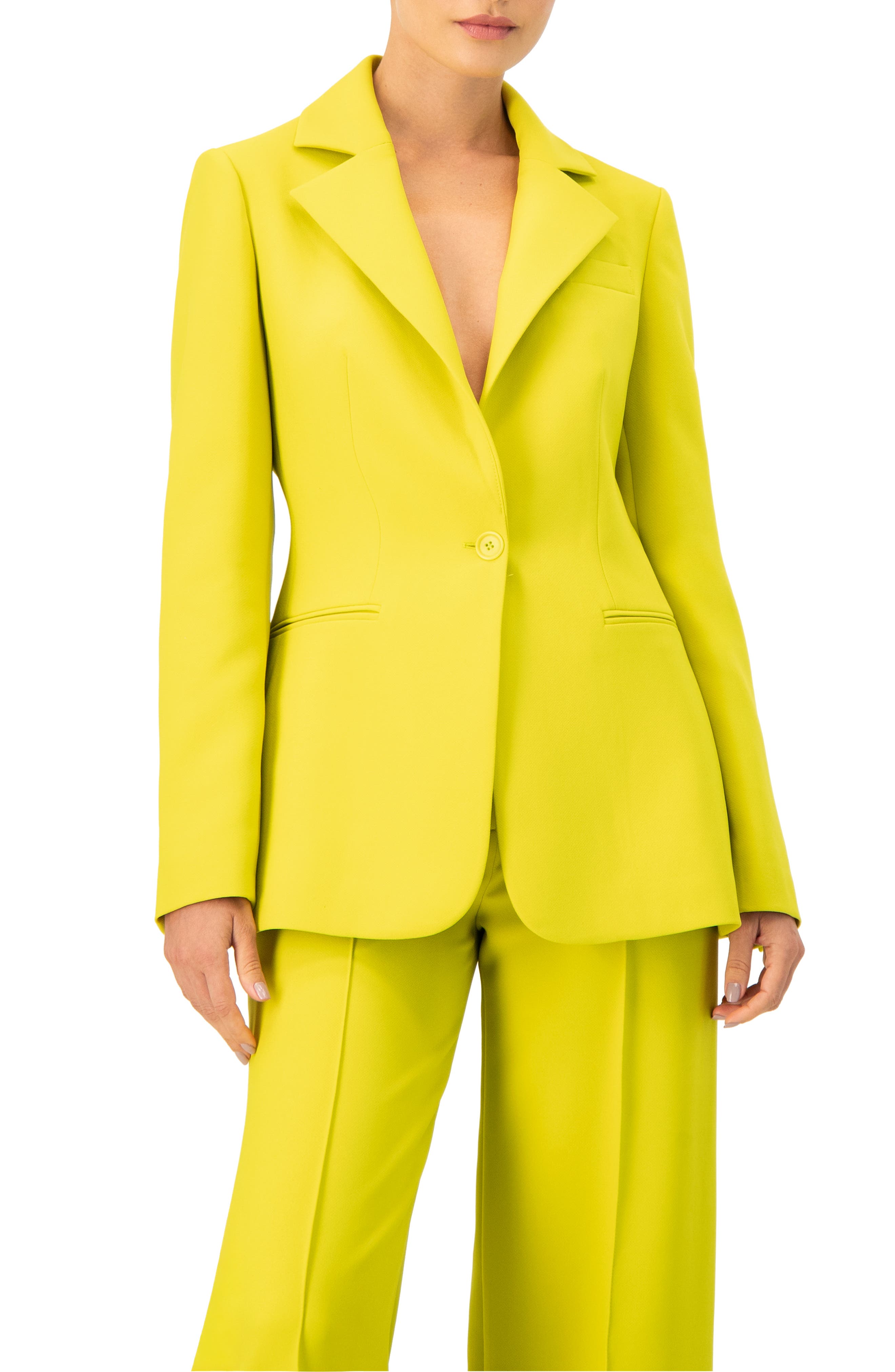 Single-Breasted Tailored Blazer
