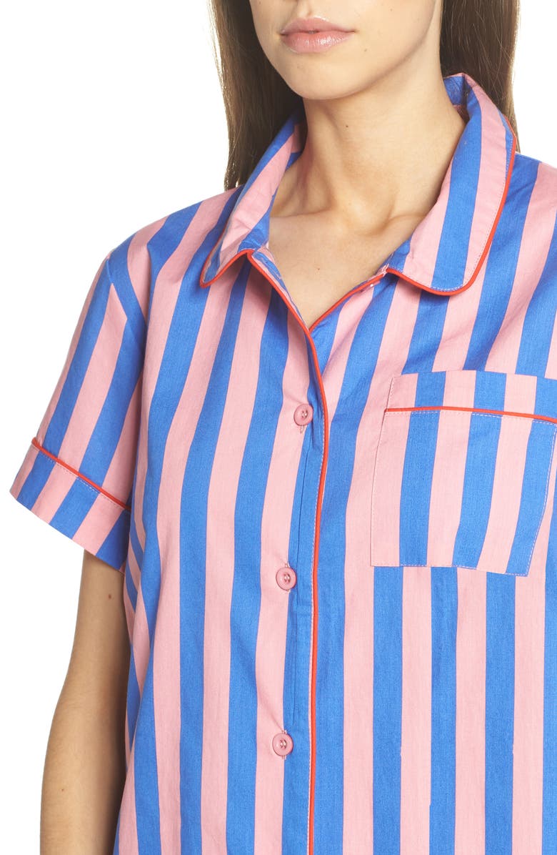 ban.do Stripe Pajama Top, Alternate, color, 