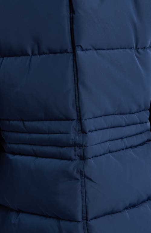 Sam Edelman Parka With Removable Hood In Blue