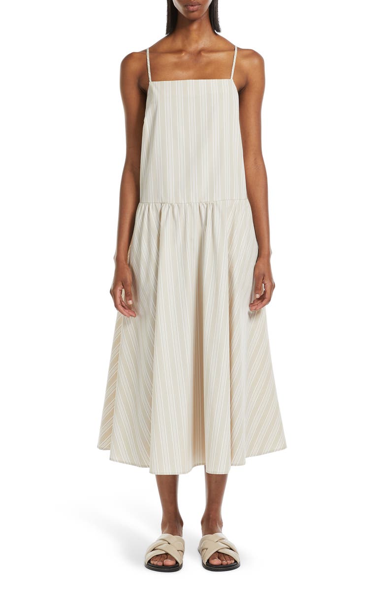MM by Max Mara Ettore Stripe Cotton Sundress, Main, color, 