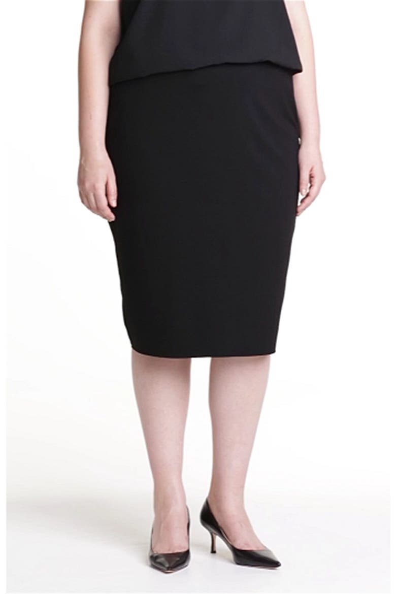 Midi Tube Skirt, Alternate, color, BLACK