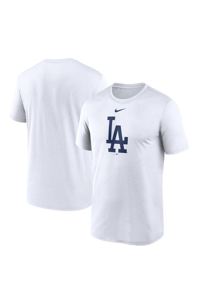 Nike Men's Nike White Los Angeles Dodgers Legend Fuse Large Logo Performance T-Shirt, Alternate, color, White