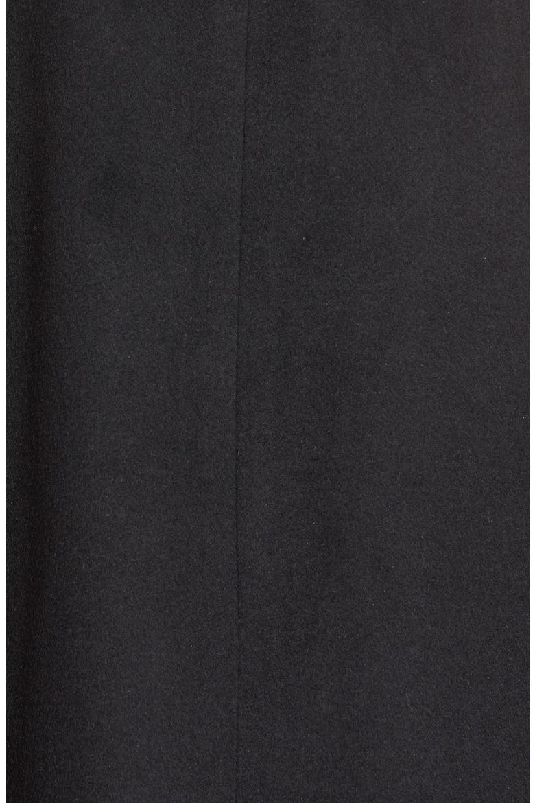 Convertible Collar Kimono Sleeve Coat (Nordstrom Exclusive), Alternate, color, BLACK
