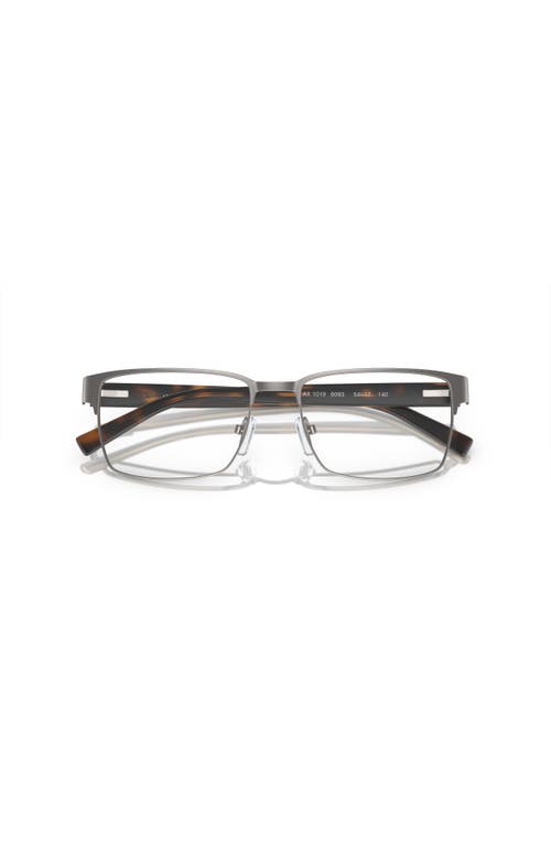Armani Exchange 54mm Square Optical Glasses In Gray