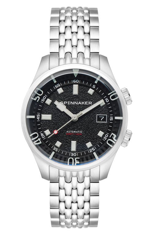 SPINNAKER Bradner Automatic Bracelet Watch, 42mm in Black  product