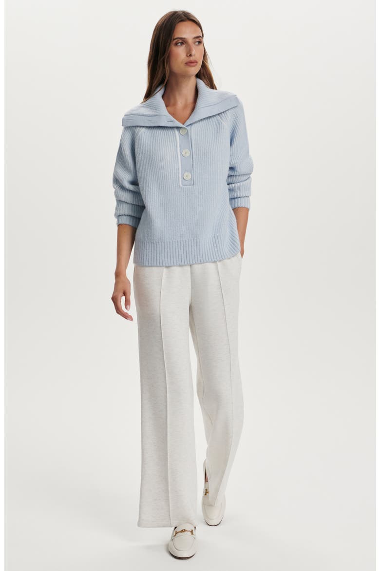 Filey Mix Rib Sweater, Alternate, color, MIST BLUE