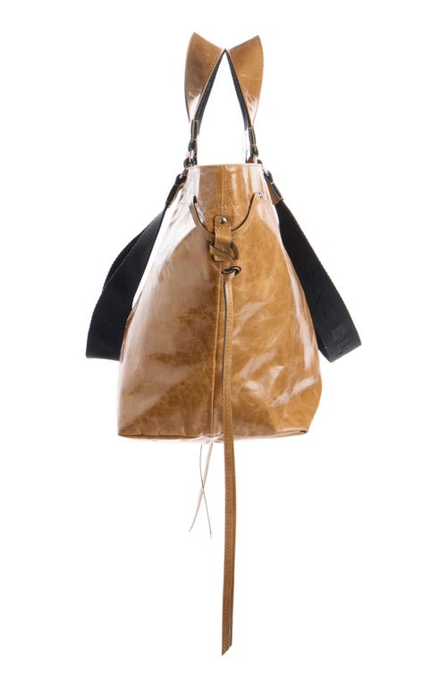 Isabel Marant Wardy Leather Shopper Tote In Brown