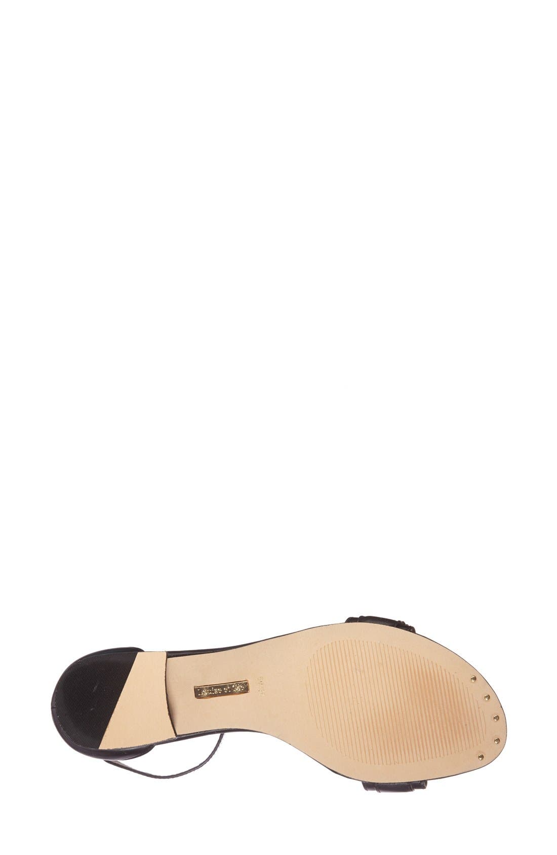 Louise et Cie 'Isabelle' Ankle Strap Sandal, Alternate, color, 
