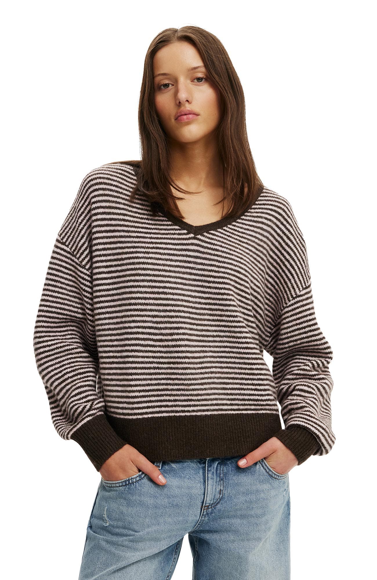 Dark Oak Blossom Stripe