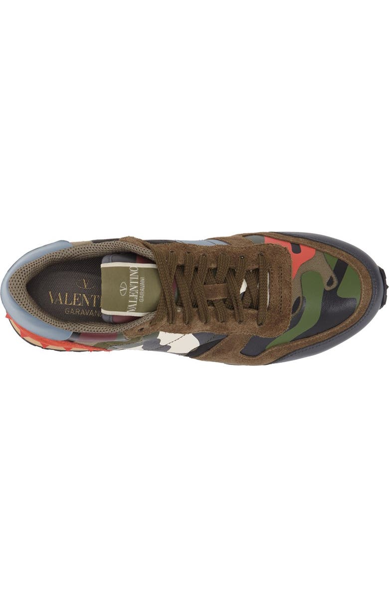 Valentino Garavani Valentino Rockstud Camo Sneaker, Alternate, color,