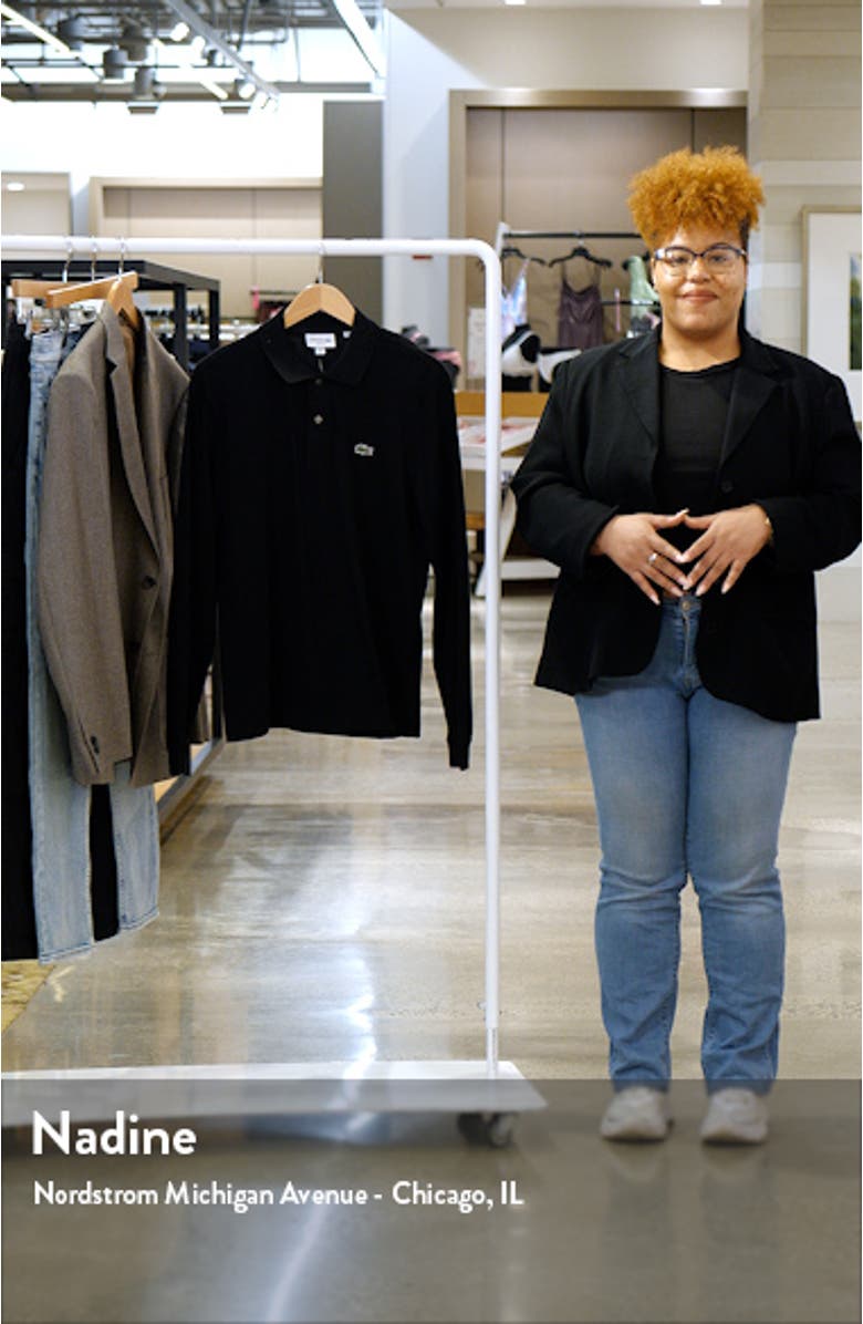 Regular Fit Long Sleeve Piqué Polo, sales video thumbnail