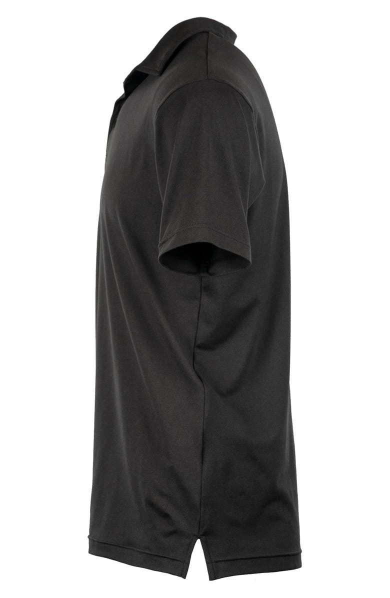 BURNSIDE Soft Jersey Polo, Alternate, color, Heather Black