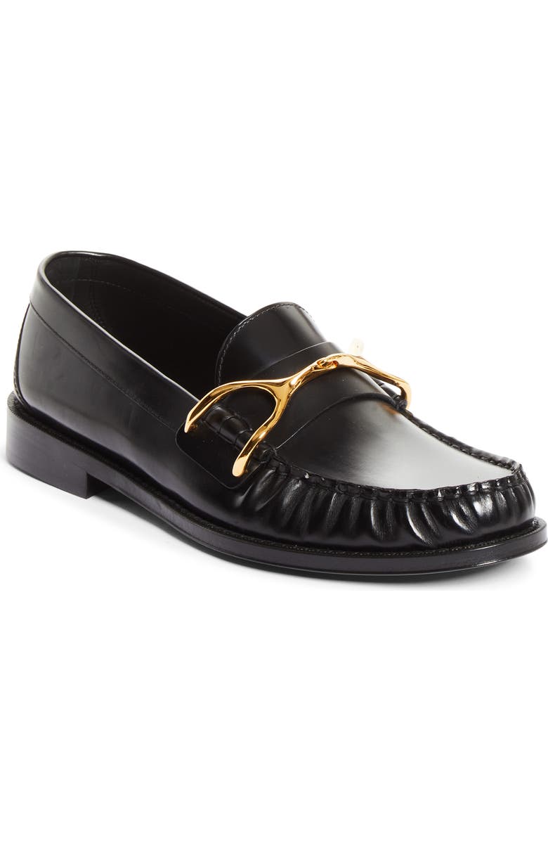 McQueen Wishbone Loafer, Main, color, Black