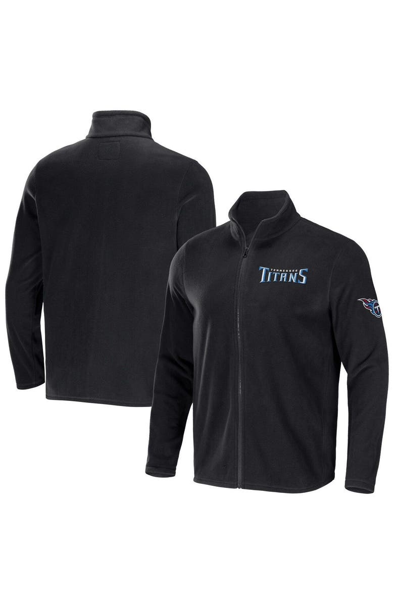 NFL X DARIUS RUCKER Men's NFL x Darius Rucker Collection by Fanatics Black Tennessee Titans Polar Full-Zip Jacket, Main, color, 