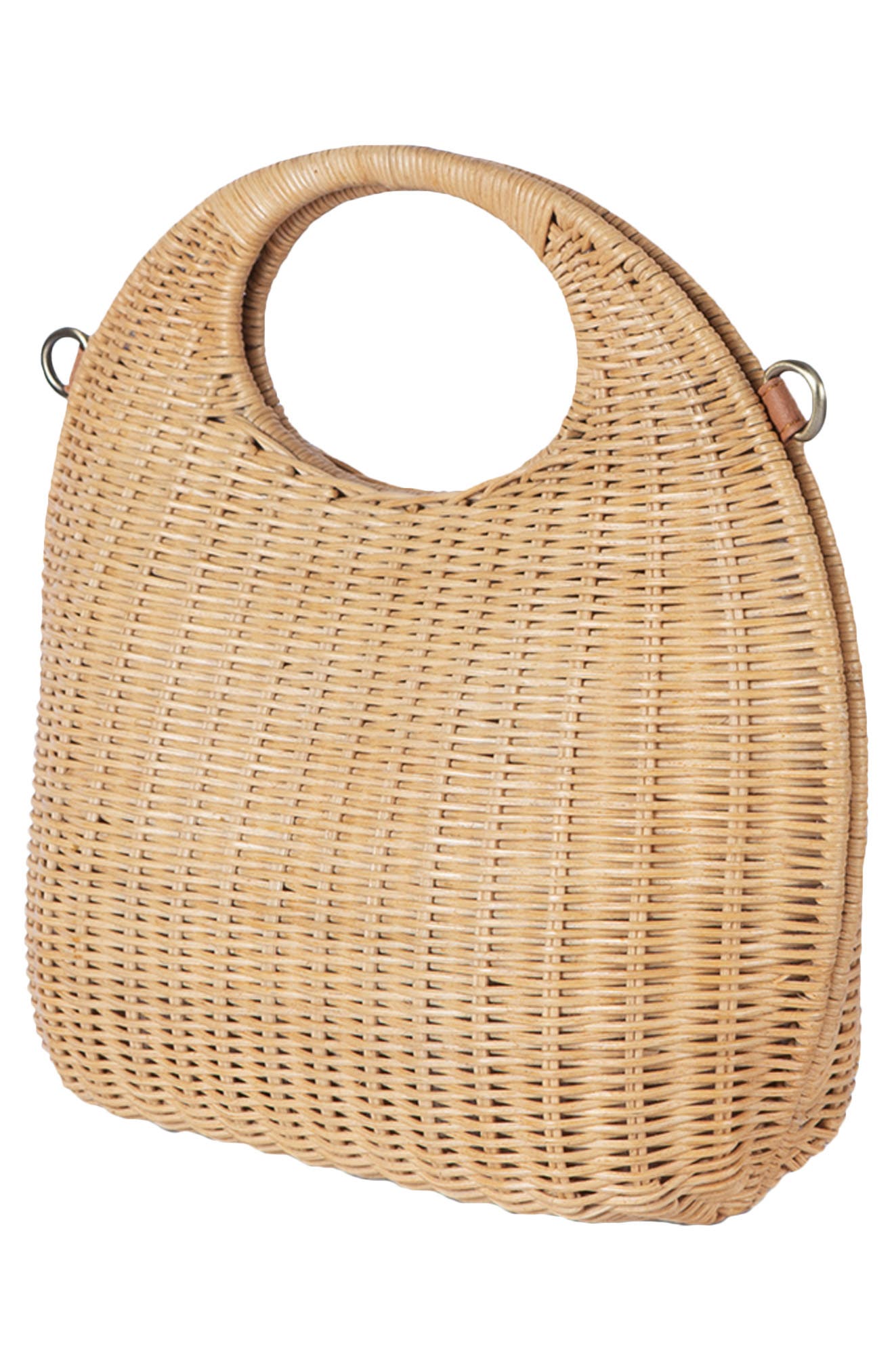 Jelavu Aida Rattan Handbag, Alternate, color, 