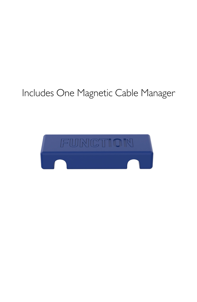 Function101 WorkPad with Magnetic Cable Manager, Alternate, color, Blue