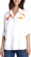 Billy T Peace & Love Embroidered Button-Up Shirt