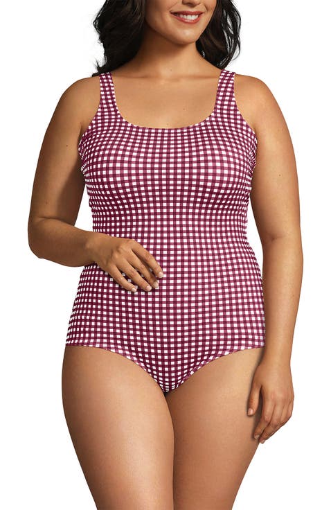 Tugless Low Leg One Piece Swimsuit