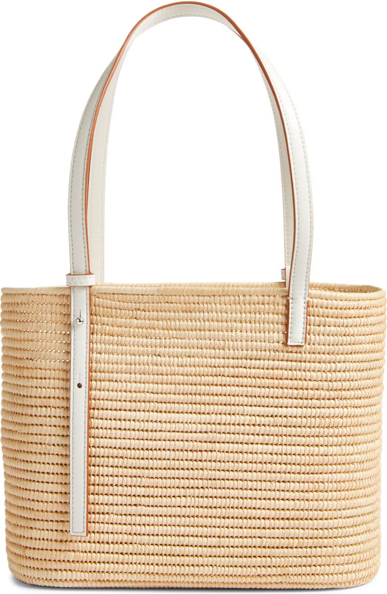 Loewe x Paula's Ibiza Small Square Raffia Basket Bag, Alternate, color,