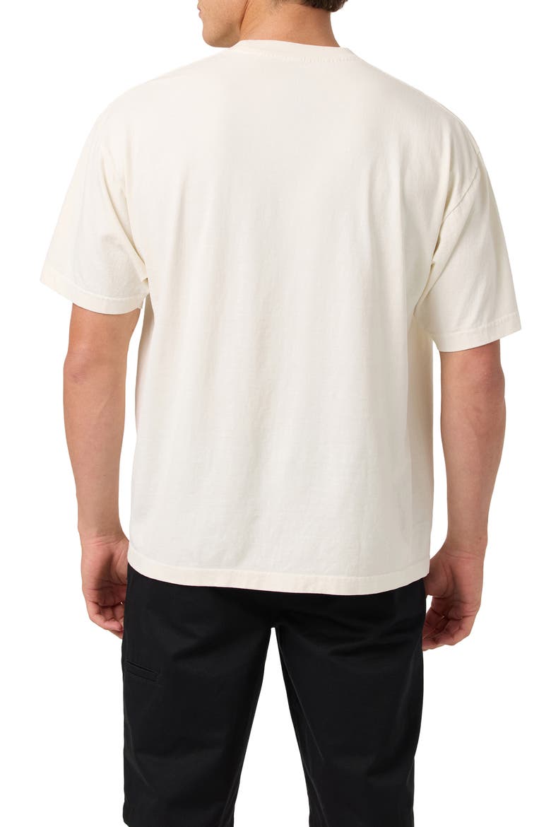 Peeling Boxy Cotton Graphic T-Shirt, Alternate, color, TOFU