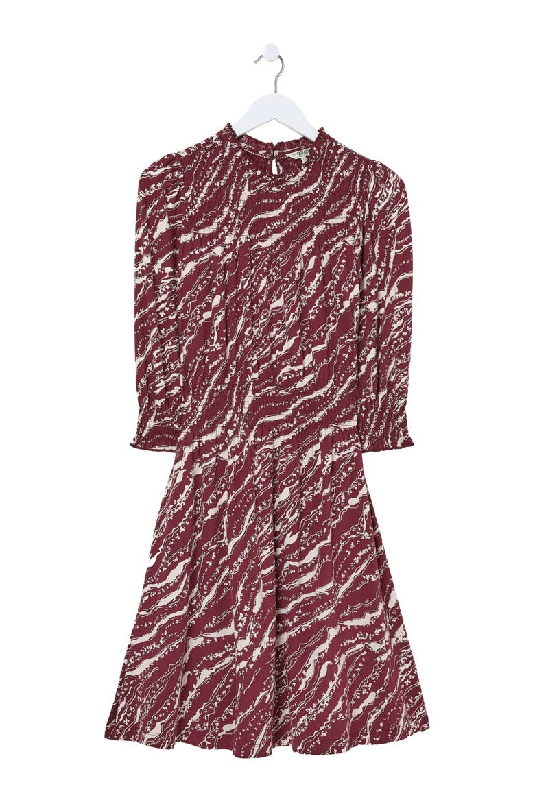 Women's Plus Size Krishan Wild Terrain Jersey Dress, Alternate, color, Dark Red
