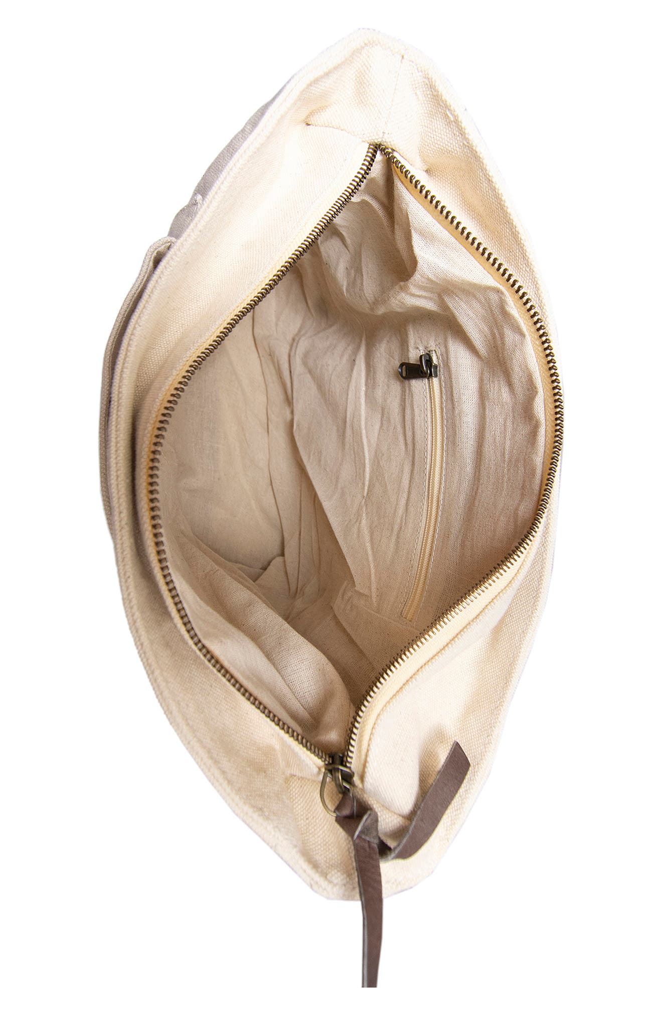 VINTAGE ADDICTION Canvas Crossbody Bag, Alternate, color, Ivory