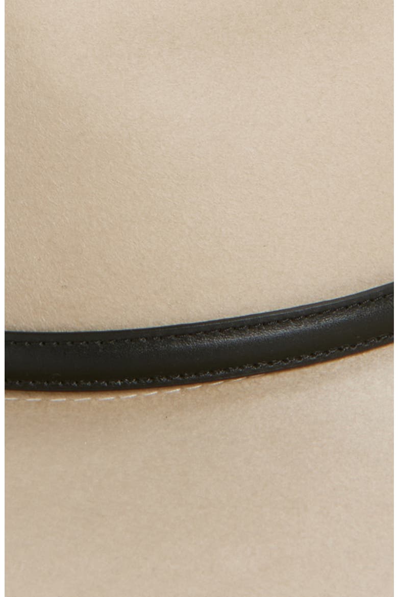 Beck Wool Felt Fedora, Alternate, color, PEBBLE