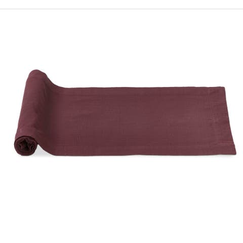 Threads Slub Runner Plum Purple Cotton Table Runner