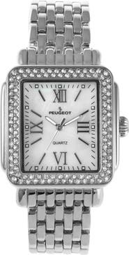 Peugeot Panther Square Tank Bracelet Watch- 36x30MM
