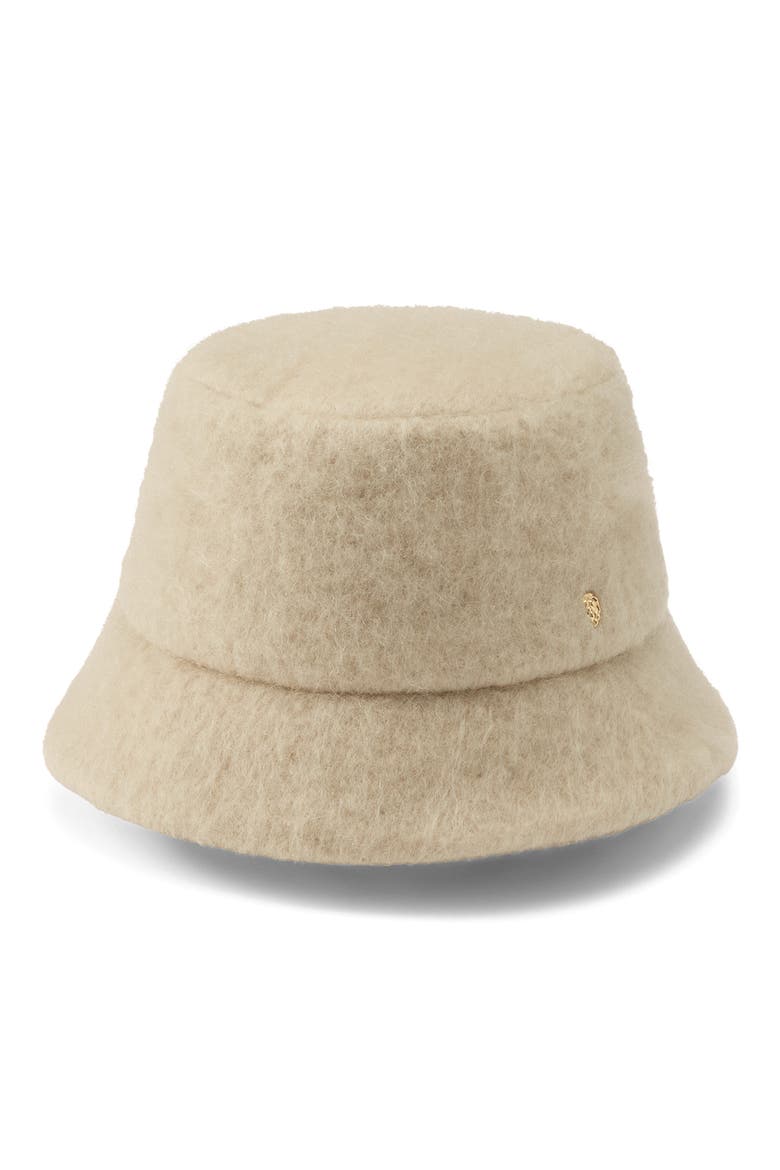 Rita Wool Blend Bucket Hat, Main, color, WHEAT