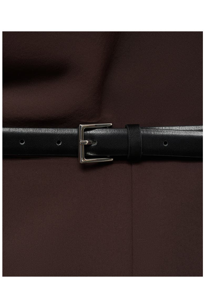 Drape Belted Wide Leg Jumpsuit, Alternate, color, CHOCOLATE