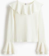 H&M Flounce-trimmed Top