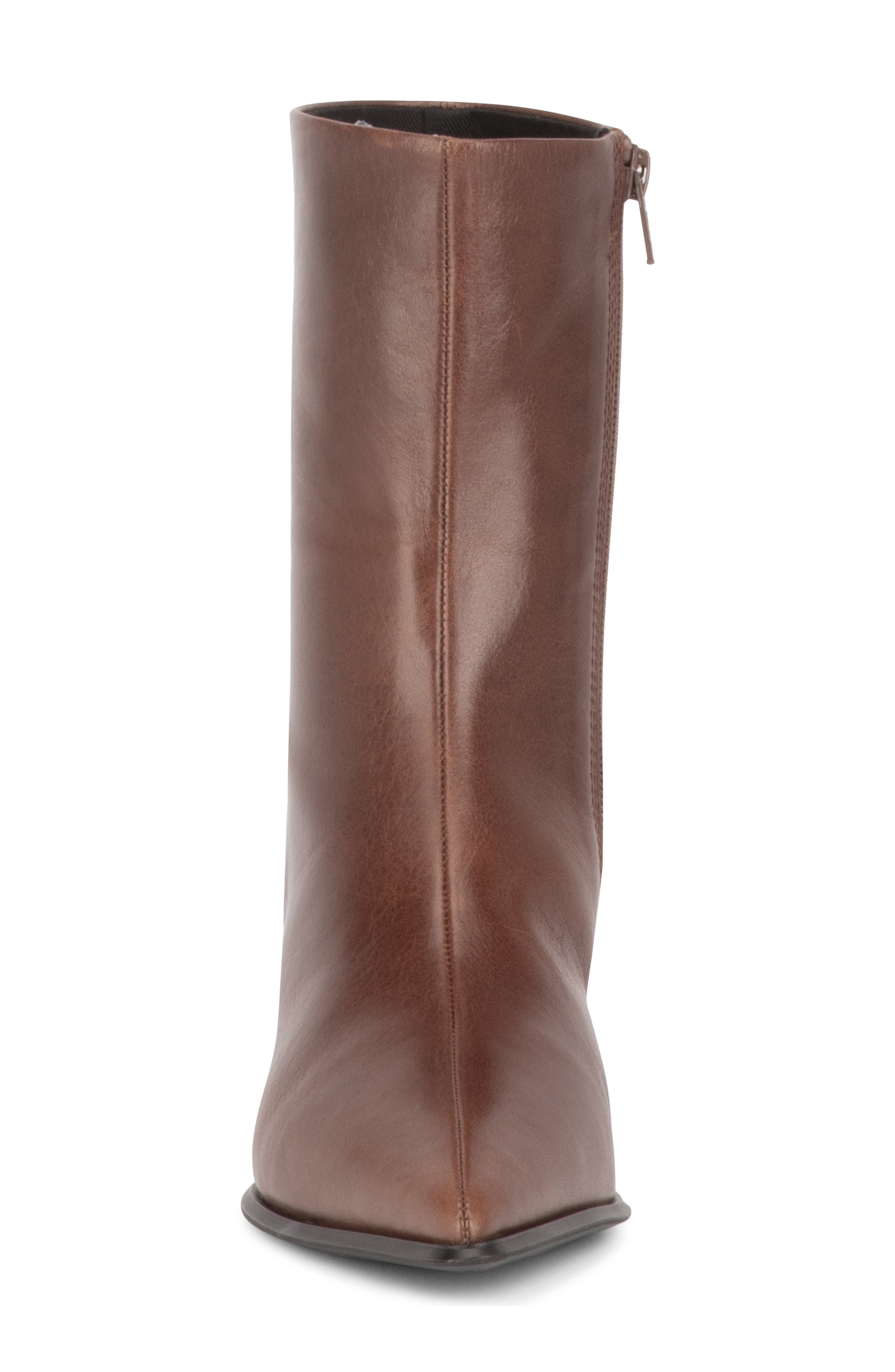 Ilona Leather Bootie, Alternate, color, CHESTNUT