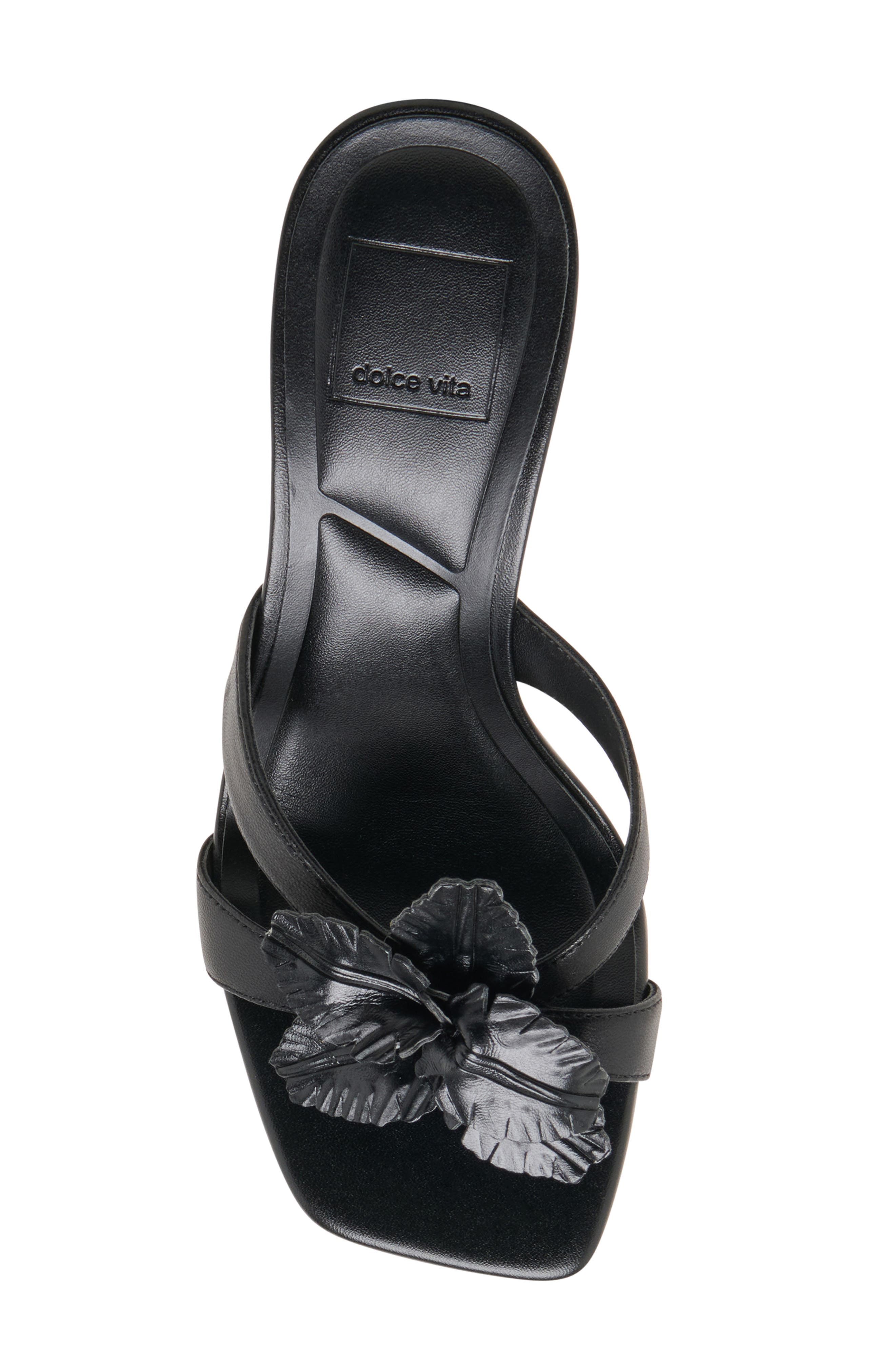 Dolce Vita Nikil Sandal, Alternate, color, Black Leather