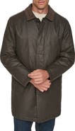 Cole Haan Coated Cotton Barn Coat