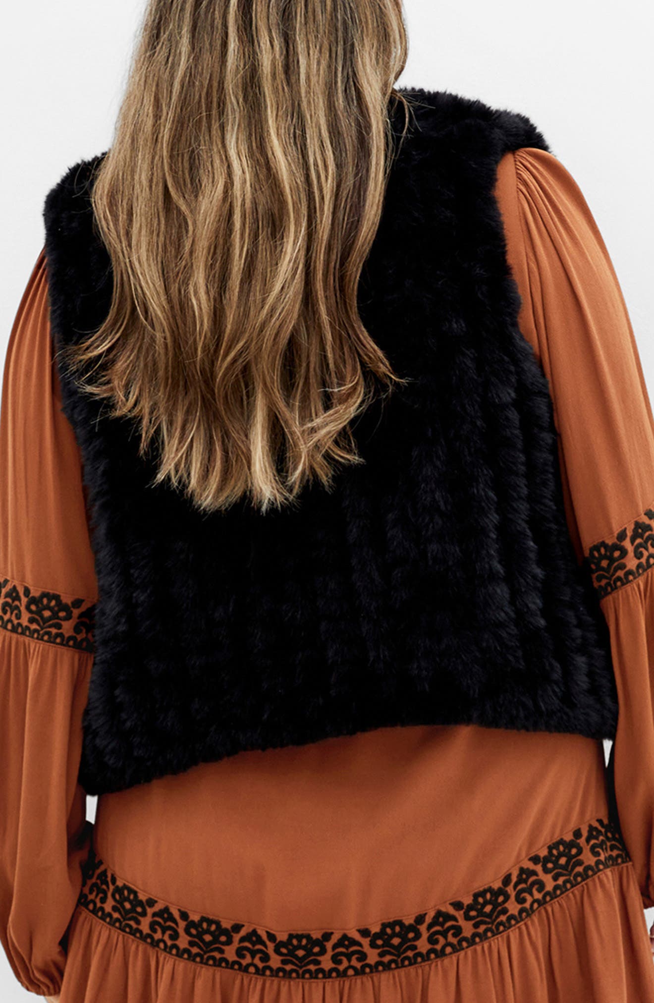 City Chic Eve Faux Fur Vest (Women) | Nordstrom