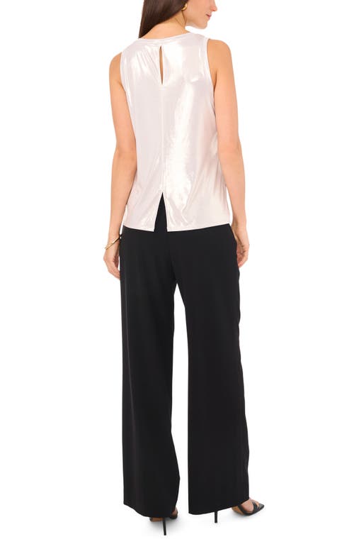 VINCE CAMUTO VINCE CAMUTO FOIL FINISH SLEEVELESS TOP 