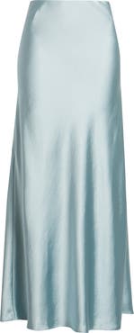 Open Edit Satin Maxi Skirt