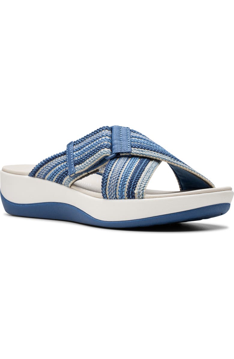 Clarks<sup>®</sup> Arla Wave Sandal, Main, color, Blue Multi