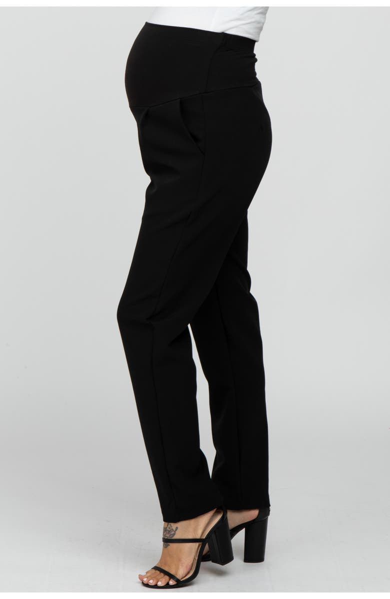 PinkBlush Pleated Relax Fit Maternity Pants, Alternate, color, 