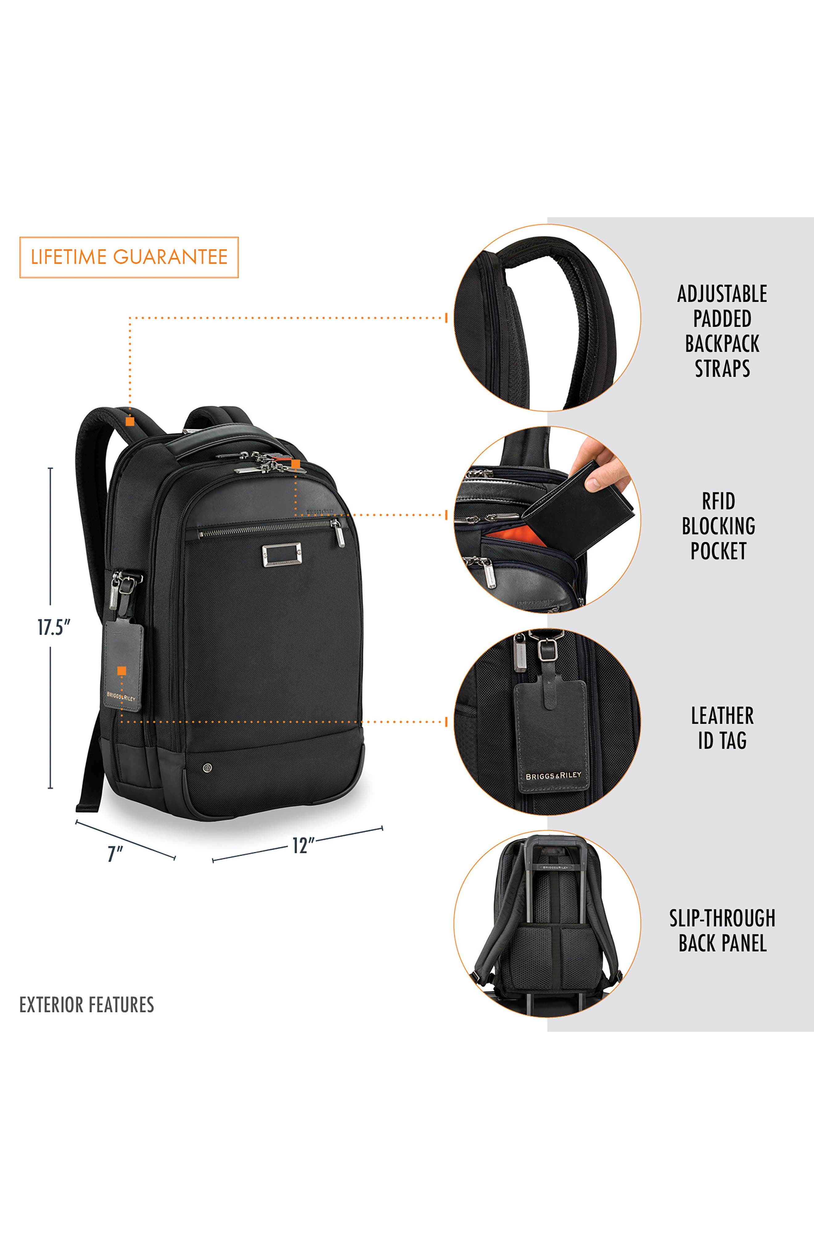 Briggs & Riley @work Medium Backpack, Alternate, color, 