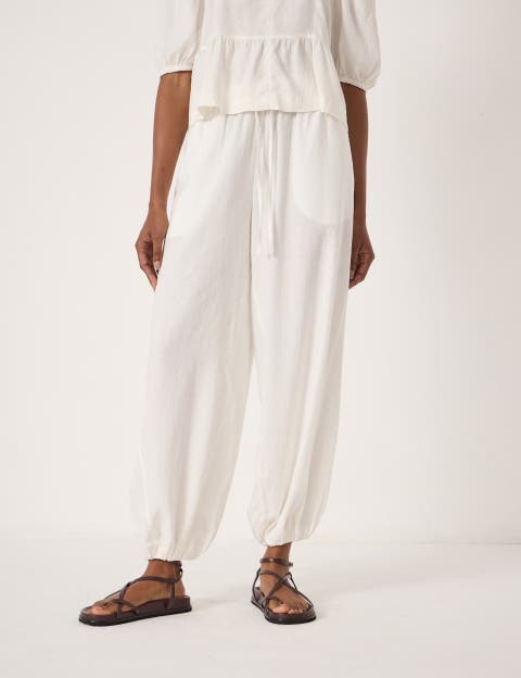 Tove Linen Balloon Beach Pants