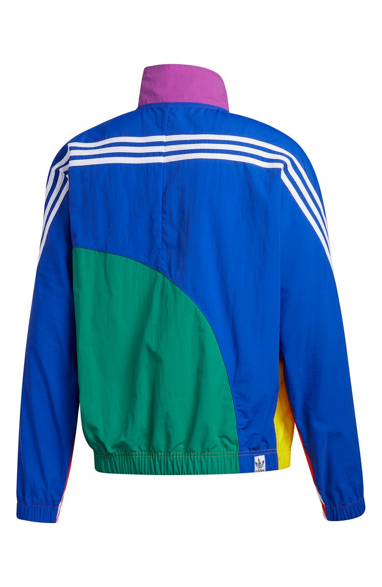 adidas Originals Pride Off-Center Nylon Jacket, Alternate, color,