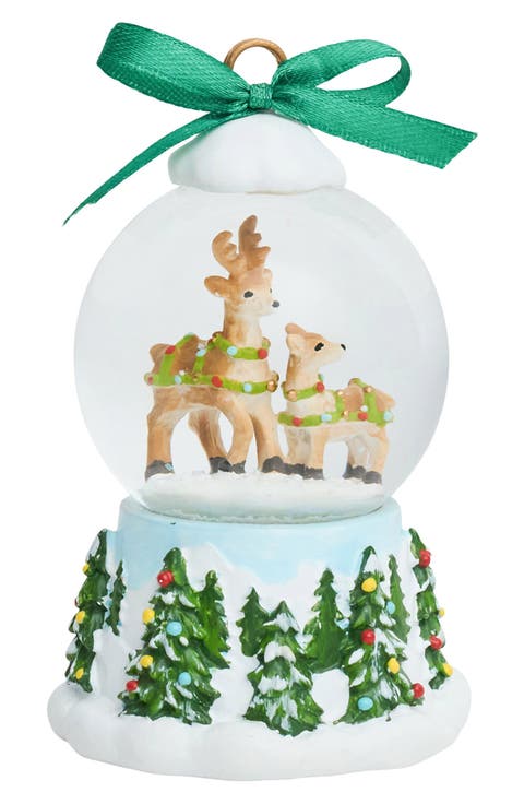 Berry & Thread Reindeer Miniature Snow Globe