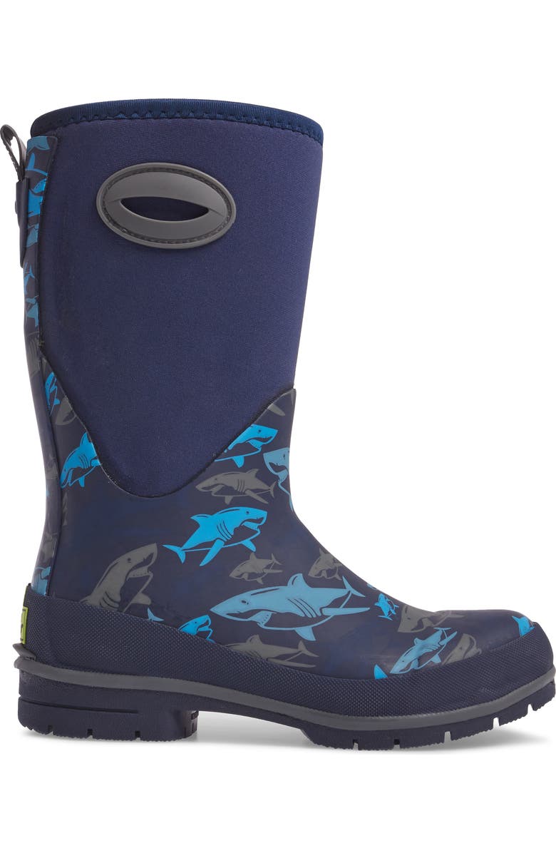 Western Chief Neoprene Shark Attack Waterproof Snow Boot, Alternate, color,
