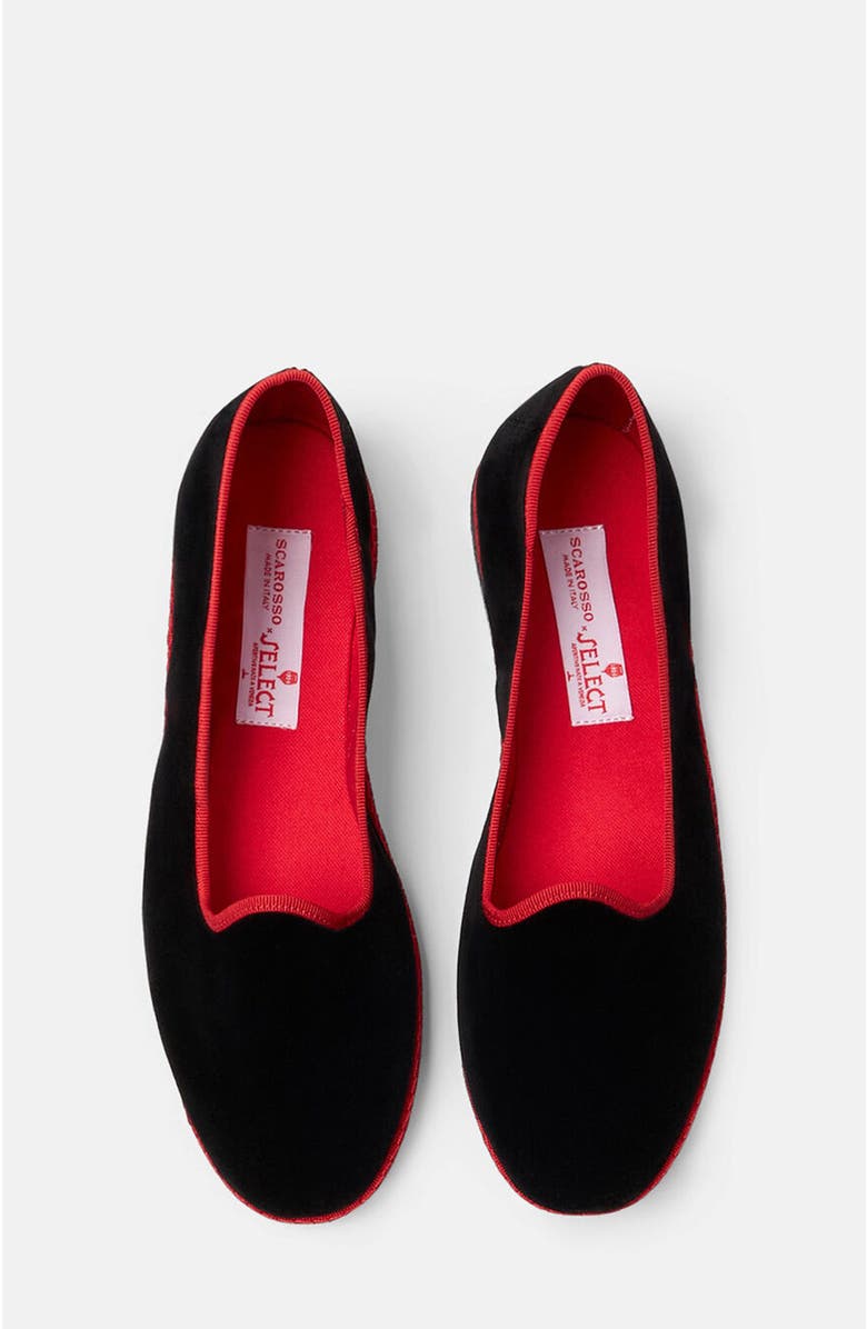 SCAROSSO Select Slippers, Alternate, color, Black - Velvet